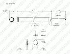 36W 4FT LED Washdown Light Fixture Tube - NSF Certified - Linkable - 5040 Lumens - 4000K - Single End 20 36W 4FT LED Washdown Light Fixture Tube - NSF Certified - Linkable - 5040 Lumens - 4000K - Single End -Lighting Decoration Store dims sl p69f4 36 p0