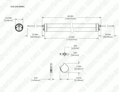 36W 4FT LED Washdown Light Fixture Tube - NSF Certified - Linkable - 5040 Lumens - 4000K - Single End 21 36W 4FT LED Washdown Light Fixture Tube - NSF Certified - Linkable - 5040 Lumens - 4000K - Single End -Lighting Decoration Store dims sl p69f4 36 pd0
