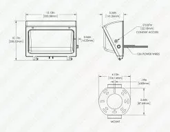 40W LED Wall Pack - Integrated Photocell - 5200 Lumens - Glass Lens - 175W MH Equivalent - 5000K - Cool White 15 40W LED Wall Pack - Integrated Photocell - 5200 Lumens - Glass Lens - 175W MH Equivalent - 5000K - Cool White -Lighting Decoration Store dims wpgl 50k120 hpc 1