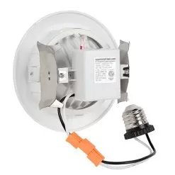 LED Recessed Lighting Kit For 4" Cans - Retrofit LED Downlight W/ Gimbal Trim - 60 Watt Equivalent - Dimmable - 670 Lumens - Natural White -Lighting Decoration Store dl4dg nw10w back