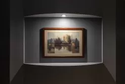 LED Recessed Lighting Kit For 4" Cans - Retrofit LED Downlight W/ Gimbal Trim - 60 Watt Equivalent - Dimmable - 670 Lumens - Natural White -Lighting Decoration Store dl4dg nw10wapp illuminating painting