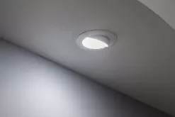 LED Recessed Lighting Kit For 4" Cans - Retrofit LED Downlight W/ Gimbal Trim - 60 Watt Equivalent - Dimmable - 670 Lumens - Natural White -Lighting Decoration Store dl4dg nw10wclose up0