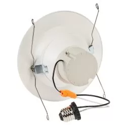 LED Recessed Lighting Kit For 5" Or 6" Cans - Retrofit LED Downlight With Smooth Trim - Dimmable - 1865 Lumens 11 LED Recessed Lighting Kit For 5" Or 6" Cans - Retrofit LED Downlight With Smooth Trim - Dimmable - 1865 Lumens -Lighting Decoration Store dl56d xk20w wh back