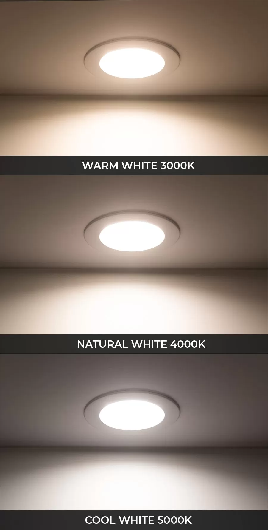 LED Recessed Lighting Kit For 5" Or 6" Cans - Retrofit LED Downlight With Smooth Trim - Dimmable - 1865 Lumens 6 LED Recessed Lighting Kit For 5" Or 6" Cans - Retrofit LED Downlight With Smooth Trim - Dimmable - 1865 Lumens - Image 6