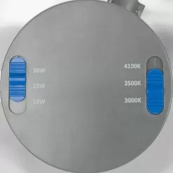 TCP LED 12" Selectable Commercial Recessed Downlight - Selectable CCT And Wattage - Dimmable - Diffuser Version - Up To 3,390 Lumens -Lighting Decoration Store dlc12swuzdcct back