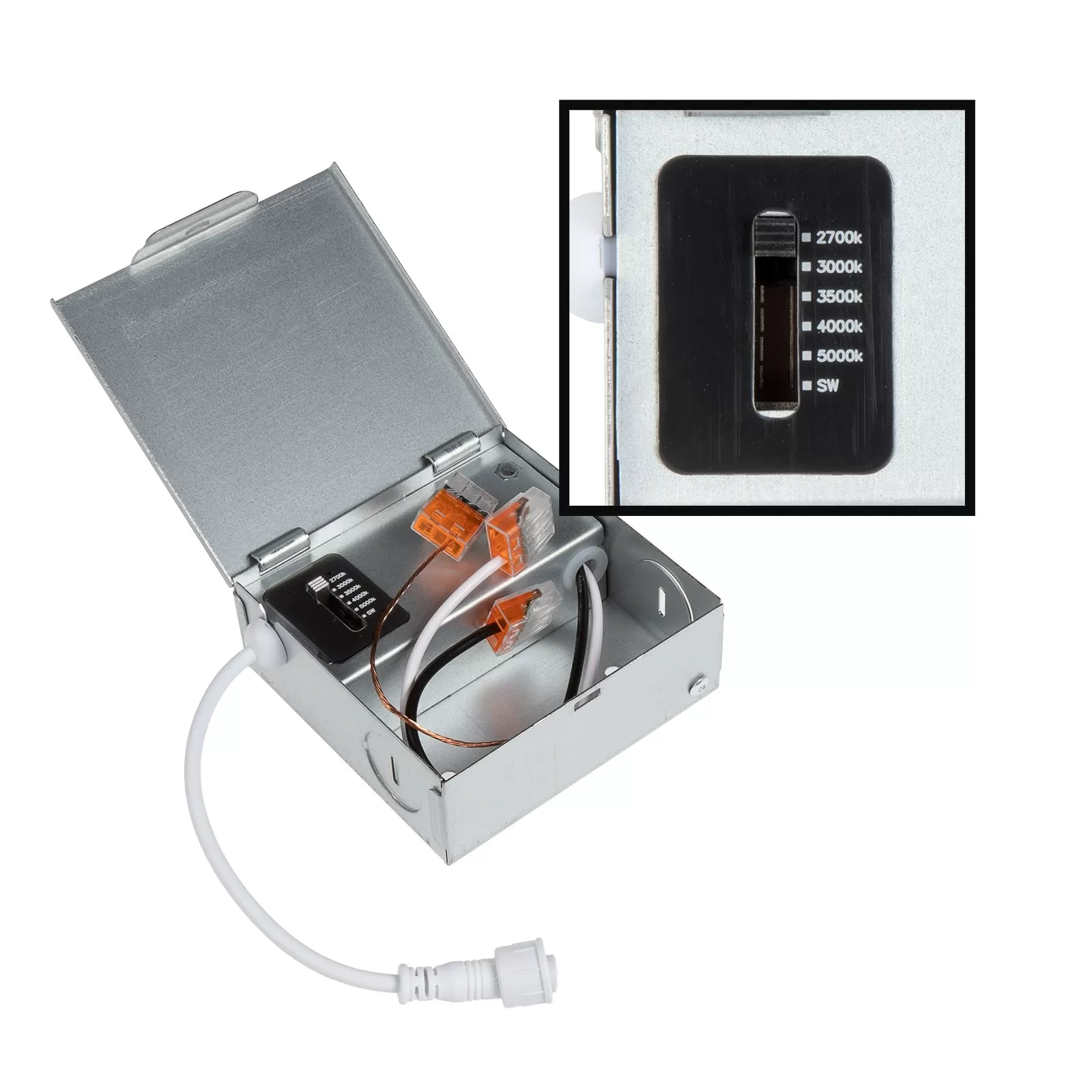 6" Ultra Slim LED Recessed Downlight - Selectable CCT - Canless - 1,000 Lumens - 2700K / 3000K / 3500K / 4000K / 5000K 3 6" Ultra Slim LED Recessed Downlight - Selectable CCT - Canless - 1,000 Lumens - 2700K / 3000K / 3500K / 4000K / 5000K - Image 3