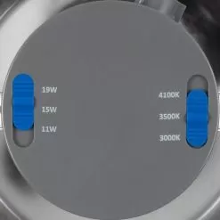 TCP LED 8" Selectable Commercial Recessed Downlight - Selectable CCT And Wattage - Dimmable - Diffuser Version - Up To 2,150 Lumens -Lighting Decoration Store dlc8swuzdcct back