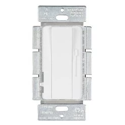 3-Way LED Dimmer Switch With Slide - Single-Pole Rocker - 120V - Almond - 6-Pack