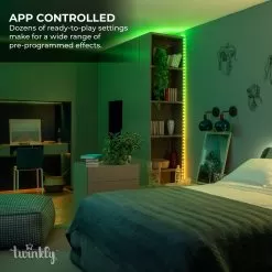 Twinkly Dots - 9.8ft RGB Smart LED Light String - 60 LEDs - App-Controlled - USB-Powered -Lighting Decoration Store dots 3