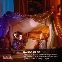 Twinkly Dots - 9.8ft RGB Smart LED Light String - 60 LEDs - App-Controlled - USB-Powered -Lighting Decoration Store dots 6