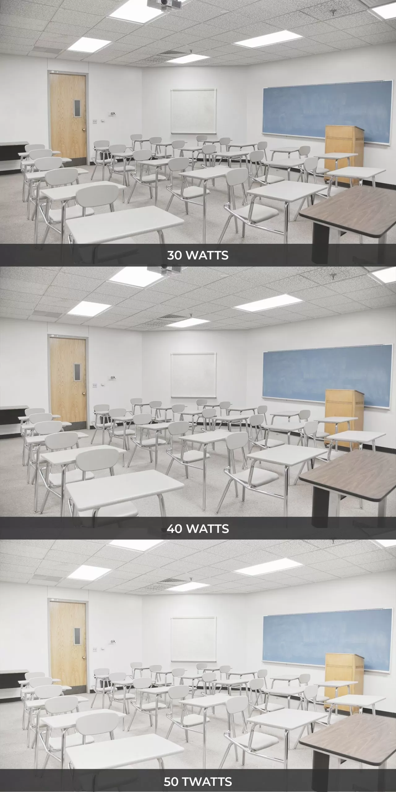 Euri Lighting 2x4 LED Flat Light Panel 2-Pack - Selectable Wattage And CCT - Dimmable - Up To 6,500 Lumens - 30W / 40W / 50W - 3000K / 4000K / 5000K 5 Euri Lighting 2x4 LED Flat Light Panel 2-Pack - Selectable Wattage And CCT - Dimmable - Up To 6,500 Lumens - 30W / 40W / 50W - 3000K / 4000K / 5000K - Image 5