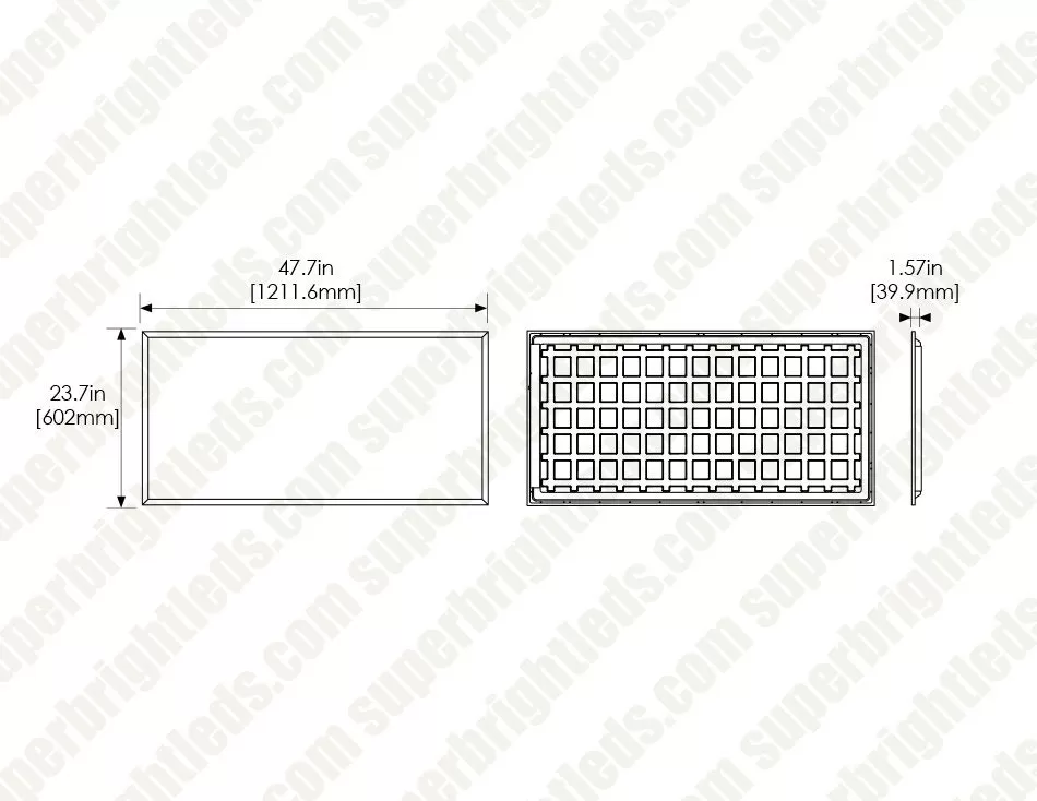 Euri Lighting 2x4 LED Flat Light Panel 2-Pack - Selectable Wattage And CCT - Dimmable - Up To 6,500 Lumens - 30W / 40W / 50W - 3000K / 4000K / 5000K 7 Euri Lighting 2x4 LED Flat Light Panel 2-Pack - Selectable Wattage And CCT - Dimmable - Up To 6,500 Lumens - 30W / 40W / 50W - 3000K / 4000K / 5000K - Image 7