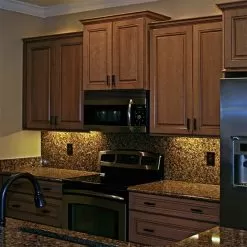 LED Light Bar - Under Cabinet Lighting - 135 Lm/ft - 12V - Barrel Connector - 3000K - 18" 18 LED Light Bar - Under Cabinet Lighting - 135 Lm/ft - 12V - Barrel Connector - 3000K - 18" -Lighting Decoration Store eglb xkx 12v application2