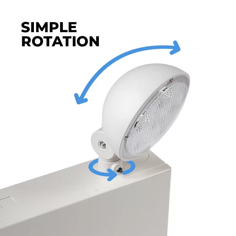 New York City Approved LED Dual-Head Emergency Light - Battery Backup - Adjustable Light Heads 4 New York City Approved LED Dual-Head Emergency Light - Battery Backup - Adjustable Light Heads - Image 4