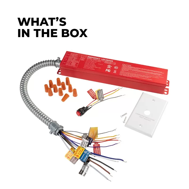 Emergency Battery Backup Inverter - 40W - 100-347V Input - 170 VDC Output 2 Emergency Battery Backup Inverter - 40W - 100-347V Input - 170 VDC Output - Image 2