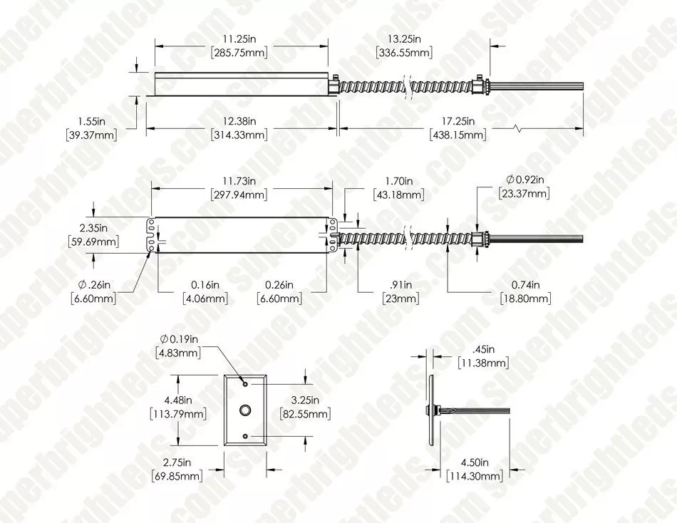 Emergency Battery Backup Inverter - 40W - 100-347V Input - 170 VDC Output 5 Emergency Battery Backup Inverter - 40W - 100-347V Input - 170 VDC Output - Image 5