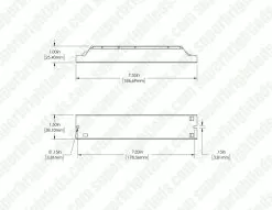 Emergency Battery Backup And Driver - 20W - 100-277V Input - 20-50 VDC Output -Lighting Decoration Store emb20yy 050