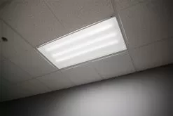 Emergency Battery Backup And Driver - 20W - 100-277V Input - 20-50 VDC Output -Lighting Decoration Store emb20yy 050 installed in troffer fixture with mrkd app