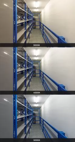 4ft LED Wraparound Light - Selectable CCT - Selectable Wattage - Up To 5,520 Lumens -Lighting Decoration Store esw4 48w103sw app storage room cct