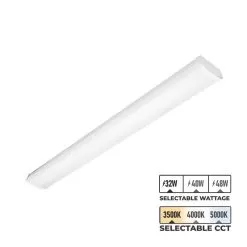 4ft LED Wraparound Light - Selectable CCT - Selectable Wattage - Up To 5,520 Lumens