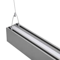 50W LED Linear Fixture - 4ft Up / Down Light - Linkable - Selectable CCT - 6,500 Lumens - Silver Finish -Lighting Decoration Store eud4 50w103sw s detail2