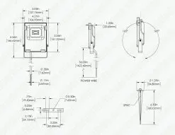 10W Smart LED Flood Light Fixture - MiLight / MiBoxer RGB+Tunable White - 12V - Up To 1,000 Lumens -Lighting Decoration Store fl rgbww10 12v assem10