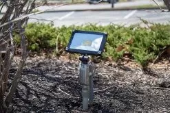 20W Knuckle Mount LED Flood Light - 70W Equivalent - 2200 Lumens - Natural White -Lighting Decoration Store flckm 40k20 installed on pole