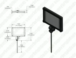 20W Knuckle Mount LED Flood Light - 70W Equivalent - 2200 Lumens - Natural White -Lighting Decoration Store flckm 40k2001