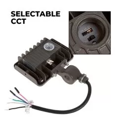 30W LED Flood Light - Selectable CCT - Knuckle Mount - 100W MH Equivalent - 3,900 Lumens - 3000K / 4000K / 5000K 8 30W LED Flood Light - Selectable CCT - Knuckle Mount - 100W MH Equivalent - 3,900 Lumens - 3000K / 4000K / 5000K -Lighting Decoration Store flckm2 sw3b30 brk back cct 1