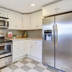 TCP 9" LED Slim Flush Mount Fixture - 18W - Selectable CCT - Dimmable - Up To 1,370 Lumens -Lighting Decoration Store fmr09cct app kitchen ceiling