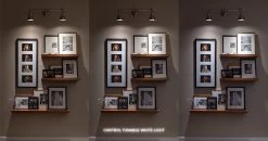 GU10 MiBoxer Wi-Fi Smart LED Bulb - RGB+Tunable White - Smartphone / Alexa / Google Home Assistant Compatible - 4W - 35W Equivalent - 280 Lumens -Lighting Decoration Store fut103 app gu10 bulb wall picture display0