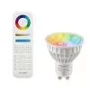 GU10 MiBoxer RGB+Tunable White Smart LED Bulb - Hubless - 4W - 35W Equivalent - 280 Lumens - Optional RF Remote