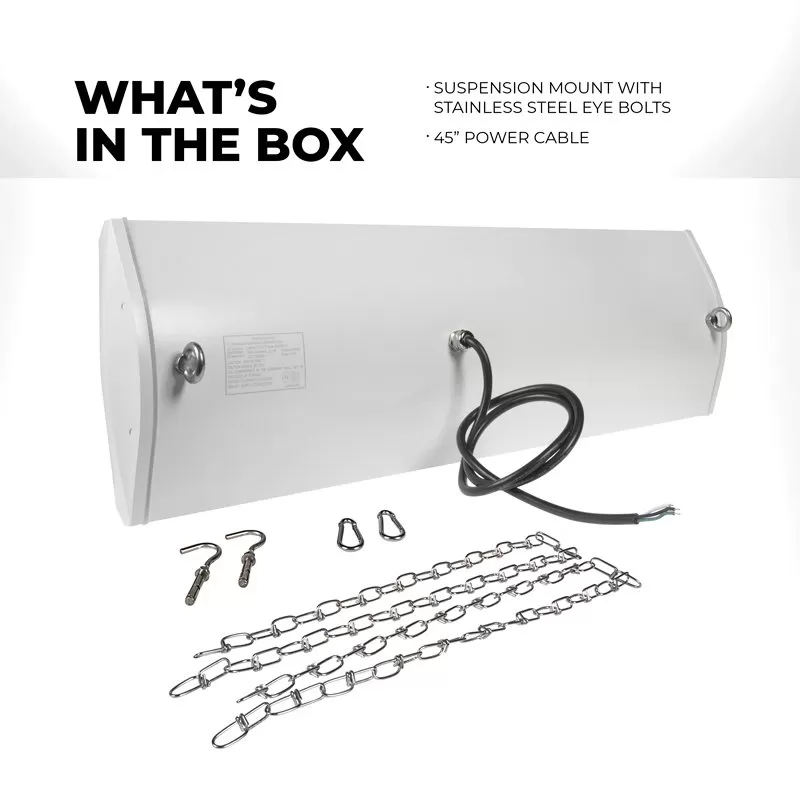 200W High Temperature LED Linear High Bay - 30,000 Lumens - 750W MH Equivalent - 5000K 3 200W High Temperature LED Linear High Bay - 30,000 Lumens - 750W MH Equivalent - 5000K - Image 3