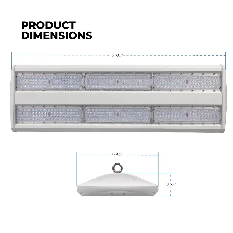 200W High Temperature LED Linear High Bay - 30,000 Lumens - 750W MH Equivalent - 5000K 2 200W High Temperature LED Linear High Bay - 30,000 Lumens - 750W MH Equivalent - 5000K - Image 2