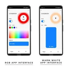 G4 LED Smart Bi-Pin Bulb - RGBW Color Changing - Hubless - Alexa / Google Assistant / Wi-Fi Compatible / Bluetooth Controller -Lighting Decoration Store g4 rgbw3w app screens2
