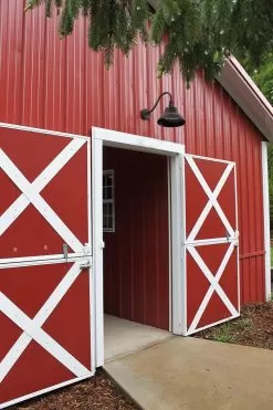 10" LED Gooseneck Barn Light - Swivel Head - 25W - 2000 Lumens -Lighting Decoration Store gbl x25 br barn gooseneck light