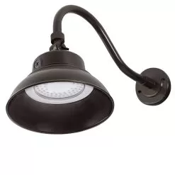 10" LED Gooseneck Barn Light - Swivel Head - 25W - 2000 Lumens