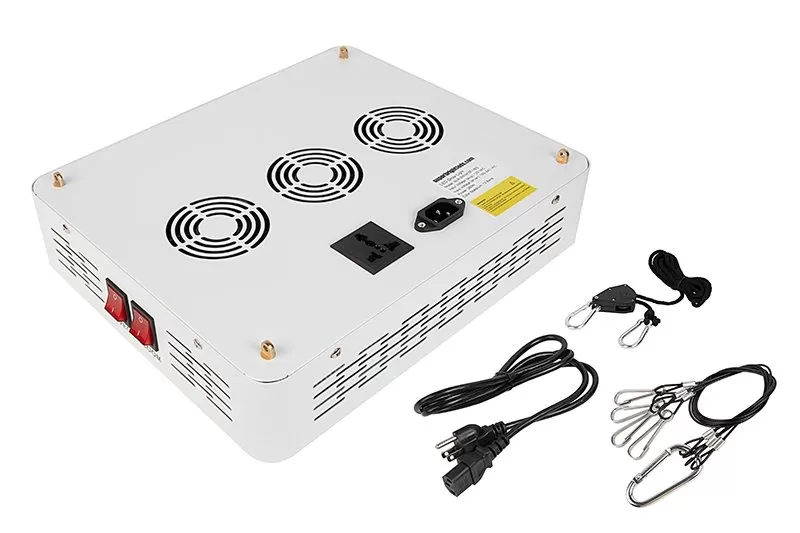 260W Full-Spectrum LED Grow Light - 12-Band Multi Spectrum - Selectable Vegetation And Bloom Switches - GLR-260W12F-VBD 3 260W Full-Spectrum LED Grow Light - 12-Band Multi Spectrum - Selectable Vegetation And Bloom Switches - GLR-260W12F-VBD - Image 3