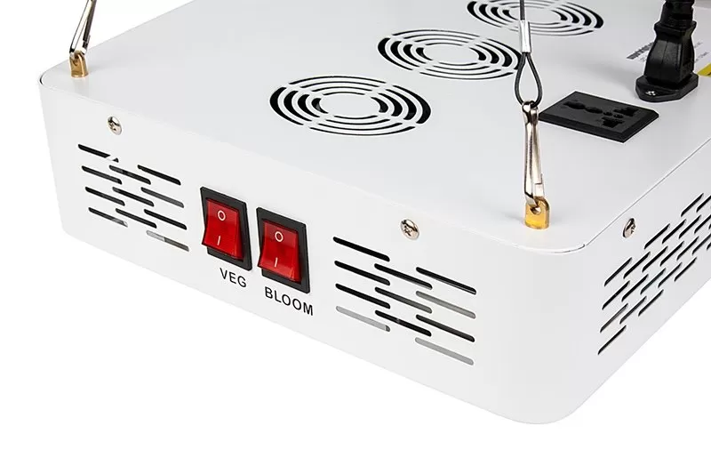 260W Full-Spectrum LED Grow Light - 12-Band Multi Spectrum - Selectable Vegetation And Bloom Switches - GLR-260W12F-VBD 4 260W Full-Spectrum LED Grow Light - 12-Band Multi Spectrum - Selectable Vegetation And Bloom Switches - GLR-260W12F-VBD - Image 4
