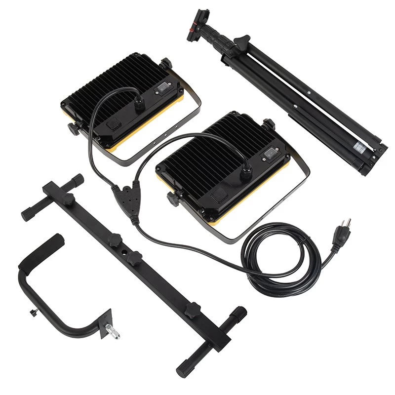 200W Dual-Head LED Work Light With Tripod - 20,000 Lumens - 6500K 5 200W Dual-Head LED Work Light With Tripod - 20,000 Lumens - 6500K - Image 5