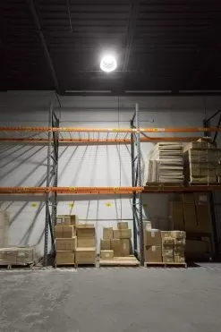 240W UFO LED High Bay Light With Reflector - 39,600 Lumens - 1000W MH Equivalent - 5000K -Lighting Decoration Store hbud 50k240w prism illuminated in warehouse 1