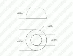 400W UFO LED High Bay Light With Reflector - 50,000 Lumens - 1,500W MH Equivalent - 5000K -Lighting Decoration Store hbud 50k500w dust cover updated 1