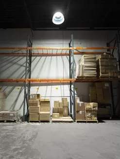 500W UFO LED High Bay Light With Reflector - 62,500 Lumens - 1,500W MH Equivalent - 5000K -Lighting Decoration Store hbud 50k500w illuminated in warehouse01