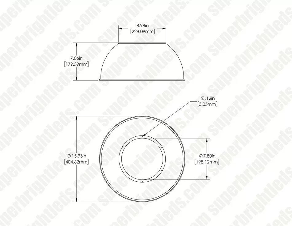 200W UFO LED High Bay Light With Reflector - 28,000 Lumens - 750W MH Equivalent - 5000K 10 200W UFO LED High Bay Light With Reflector - 28,000 Lumens - 750W MH Equivalent - 5000K - Image 10