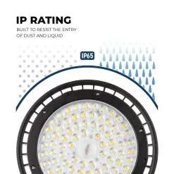 100W UFO LED High Bay Light With Reflector - 14,000 Lumens - 250W MH Equivalent - 5000K -Lighting Decoration Store hbud2 50k100d c r1 built tough0 1