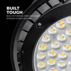 100W UFO LED High Bay Light With Reflector - 14,000 Lumens - 250W MH Equivalent - 5000K -Lighting Decoration Store hbud2 50k100d c r1 super bright0 1