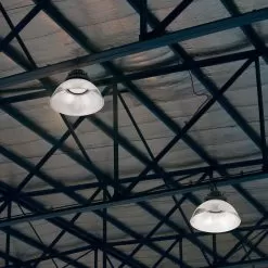 High Voltage LED High Bay Light - 200W - Included Reflector - 277-480 VAC - 34,000 Lumens - 750W MH Equivalent - 5000K -Lighting Decoration Store hbud2 50k200hsd hv pc app