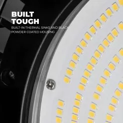 240W UFO LED High Bay Light With Reflector - 39,600 Lumens - 1000W MH Equivalent - 5000K -Lighting Decoration Store hbud2 50k240lsd builttough 1