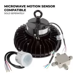 240W UFO LED High Bay Light - 39,600 Lumens - 1000W MH Equivalent - 5000K -Lighting Decoration Store hbud2 50k240lsd microwave