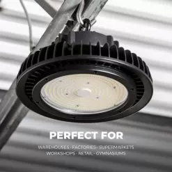 300W UFO LED High Bay Light With Reflector- 40,500 Lumens - 1000W MH Equivalent - 5000K -Lighting Decoration Store hbud2 50k300d c r1 perfect for 1
